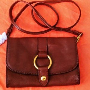 New Small Leather Frye Crossbody